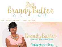 Tablet Screenshot of brandybutleronline.com